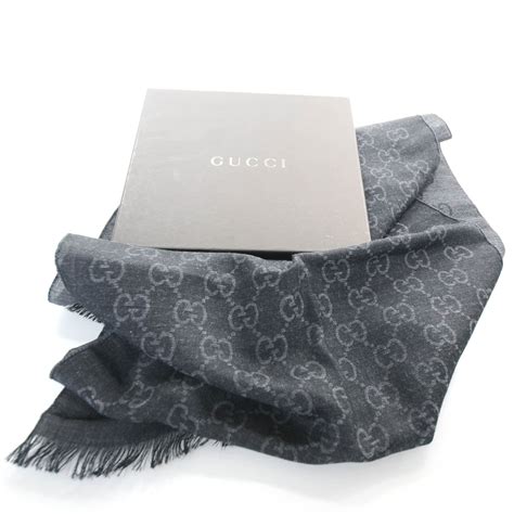 gucci wool silk monogram scarf|original Gucci silk scarf.